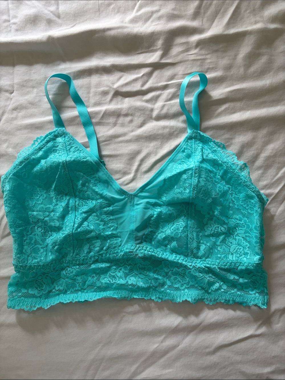 torrid Teal Lace Bralette